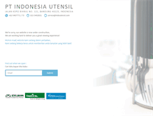 Tablet Screenshot of indoutensil.com